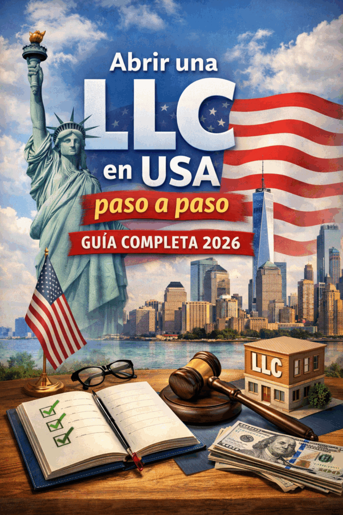abrir LLC en USA Crea tu LLC desde España Optimizacion fiscal 2026 abrir LLC en USA