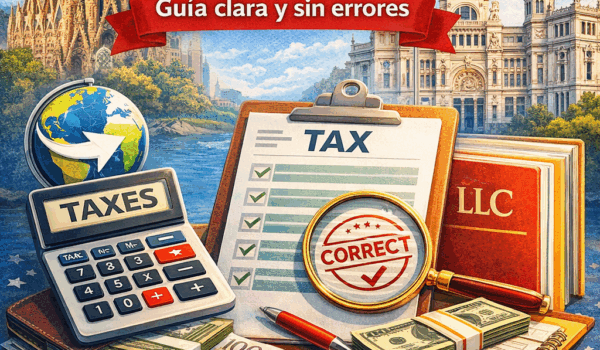 cómo tributa una LLC en España