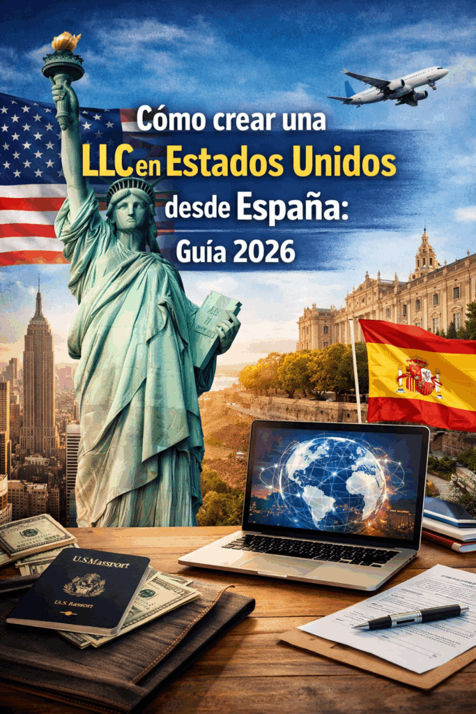 crear LLC en Estados Unidos desde España Crea tu LLC desde España Optimizacion fiscal 2026 crear LLC en Estados Unidos desde España