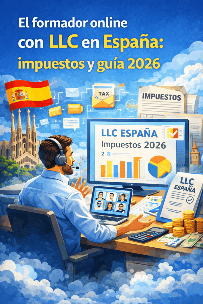 formador online LLC España impuestos