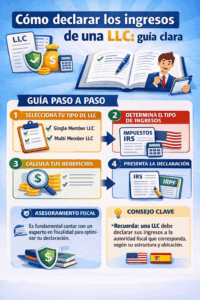 declarar ingresos LLC