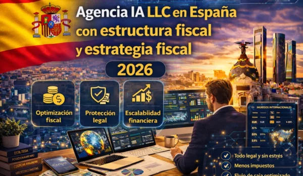 agencia IA LLC España estructura fiscal estrategia fiscal