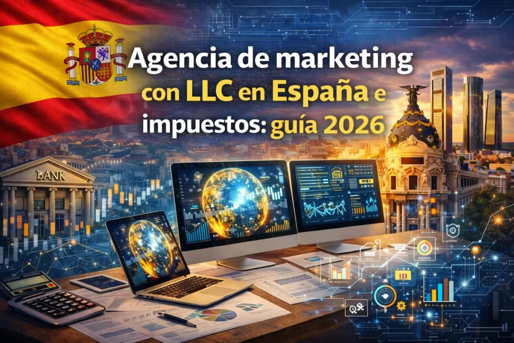 agencia marketing LLC España impuestos Crea tu LLC desde España Optimizacion fiscal 2026 agencia marketing LLC España impuestos