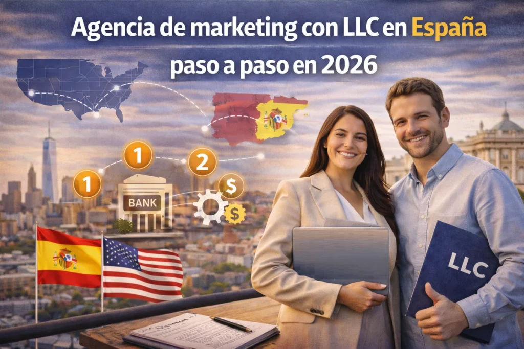 agencia marketing LLC España paso a paso Crea tu LLC desde España Optimizacion fiscal 2026 agencia marketing LLC España paso a paso
