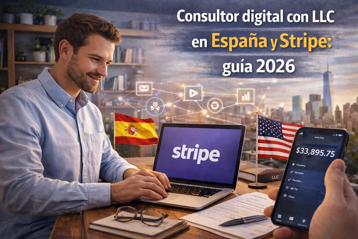 consultor digital LLC España Stripe