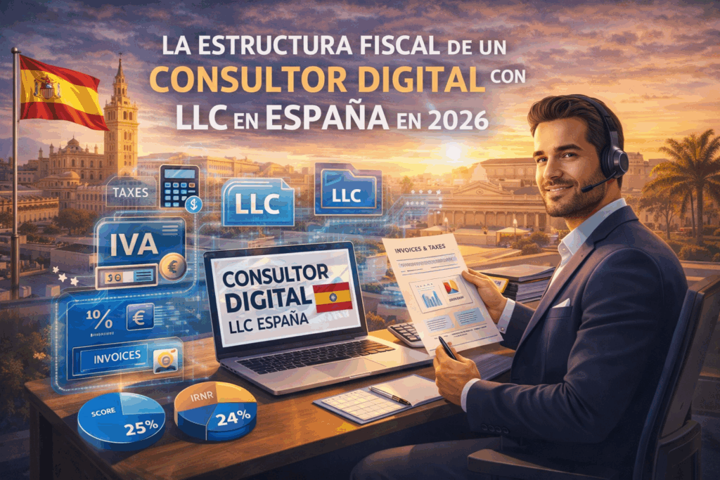 consultor digital LLC España estructura fiscal