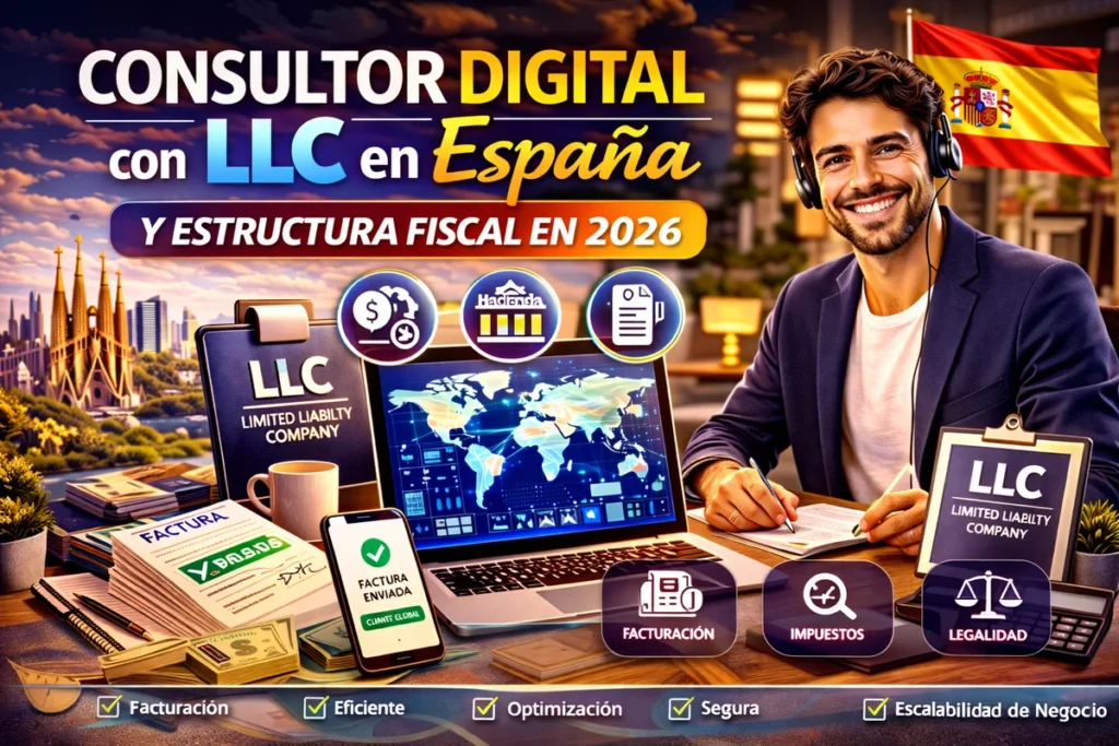 consultor digital LLC España estructura fiscal