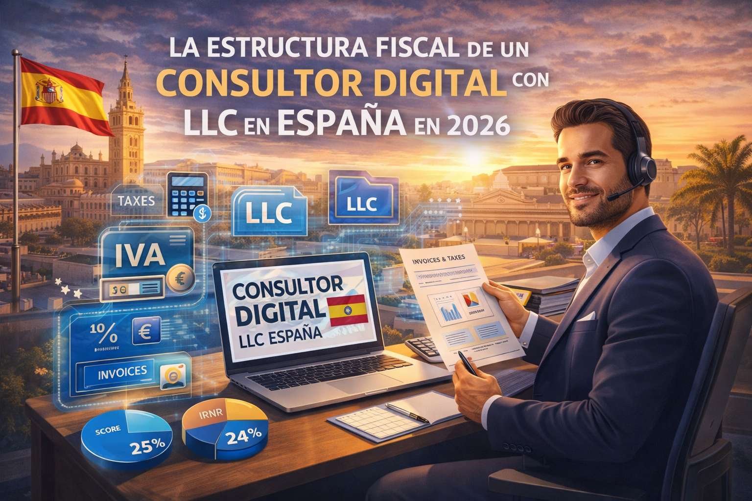 consultor digital LLC España estructura fiscal