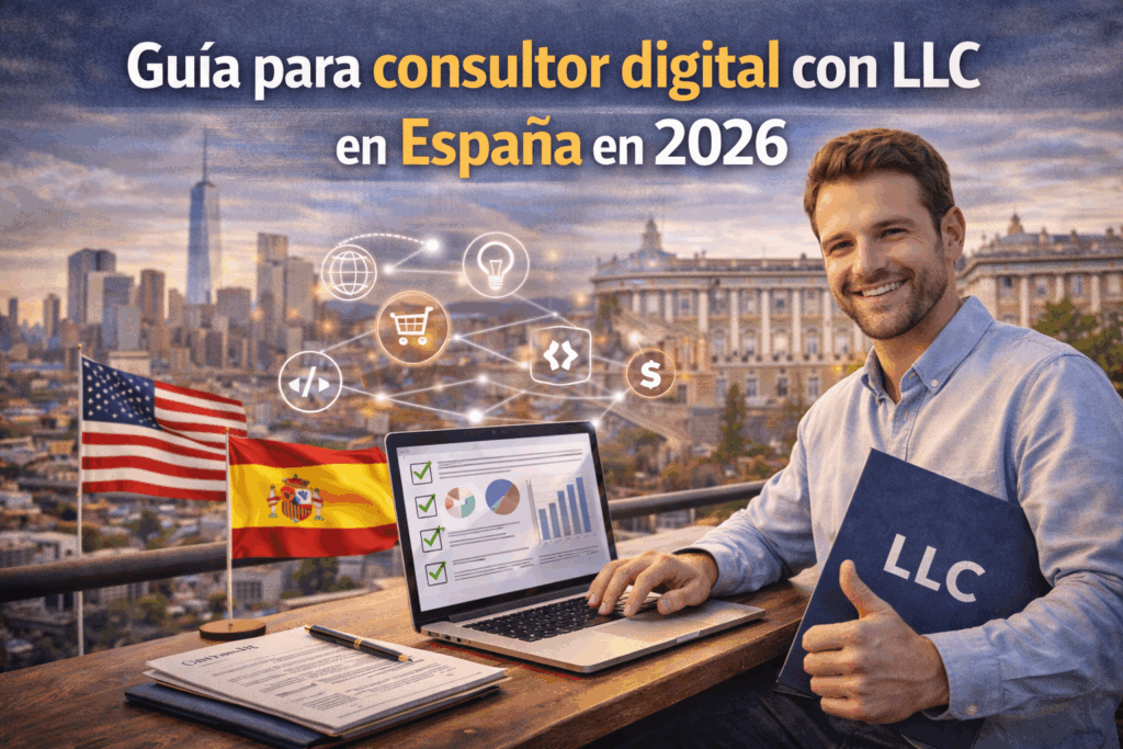 consultor digital LLC España guía Crea tu LLC desde España Optimizacion fiscal 2026 consultor digital LLC España guía