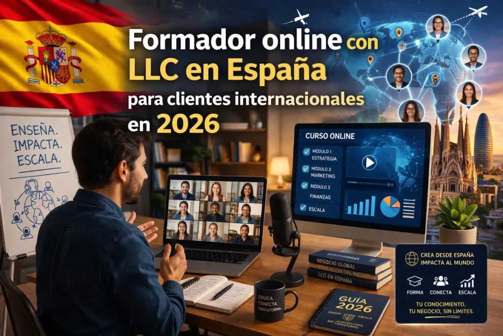 formador online LLC España clientes internacionales Crea tu LLC desde España Optimizacion fiscal 2026 formador online LLC España clientes internacionales