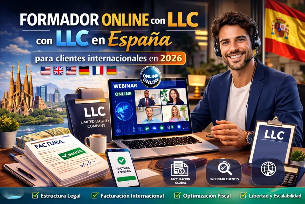 formador online LLC España clientes internacionales