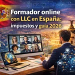 formador online LLC España impuestos