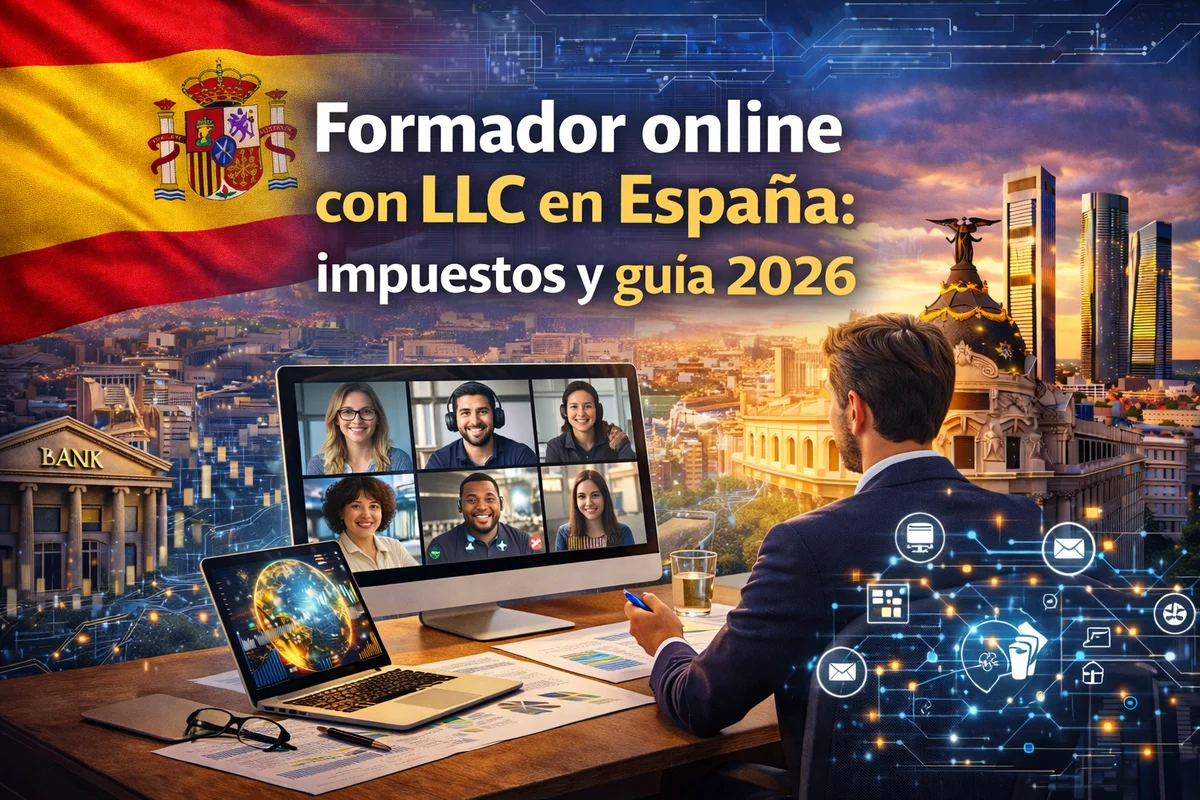 formador online LLC España impuestos