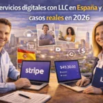 servicios digitales LLC España Stripe casos reales