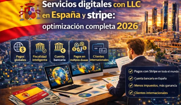 servicios digitales LLC España Stripe optimización