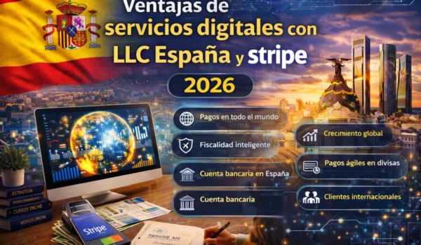 servicios digitales LLC España Stripe ventajas