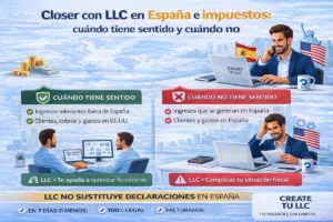 closer LLC España impuestos