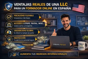 formador online LLC España impuestos Crea tu LLC desde España Optimizacion fiscal 2026 formador online LLC España impuestos