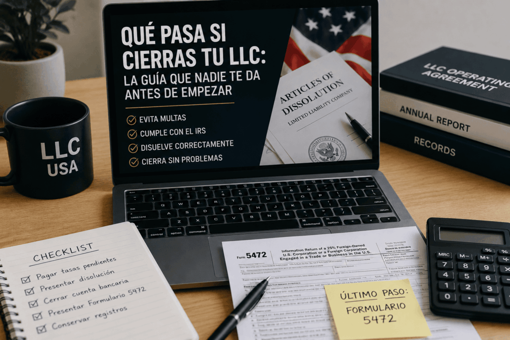 Cerrar una LLC correctamente